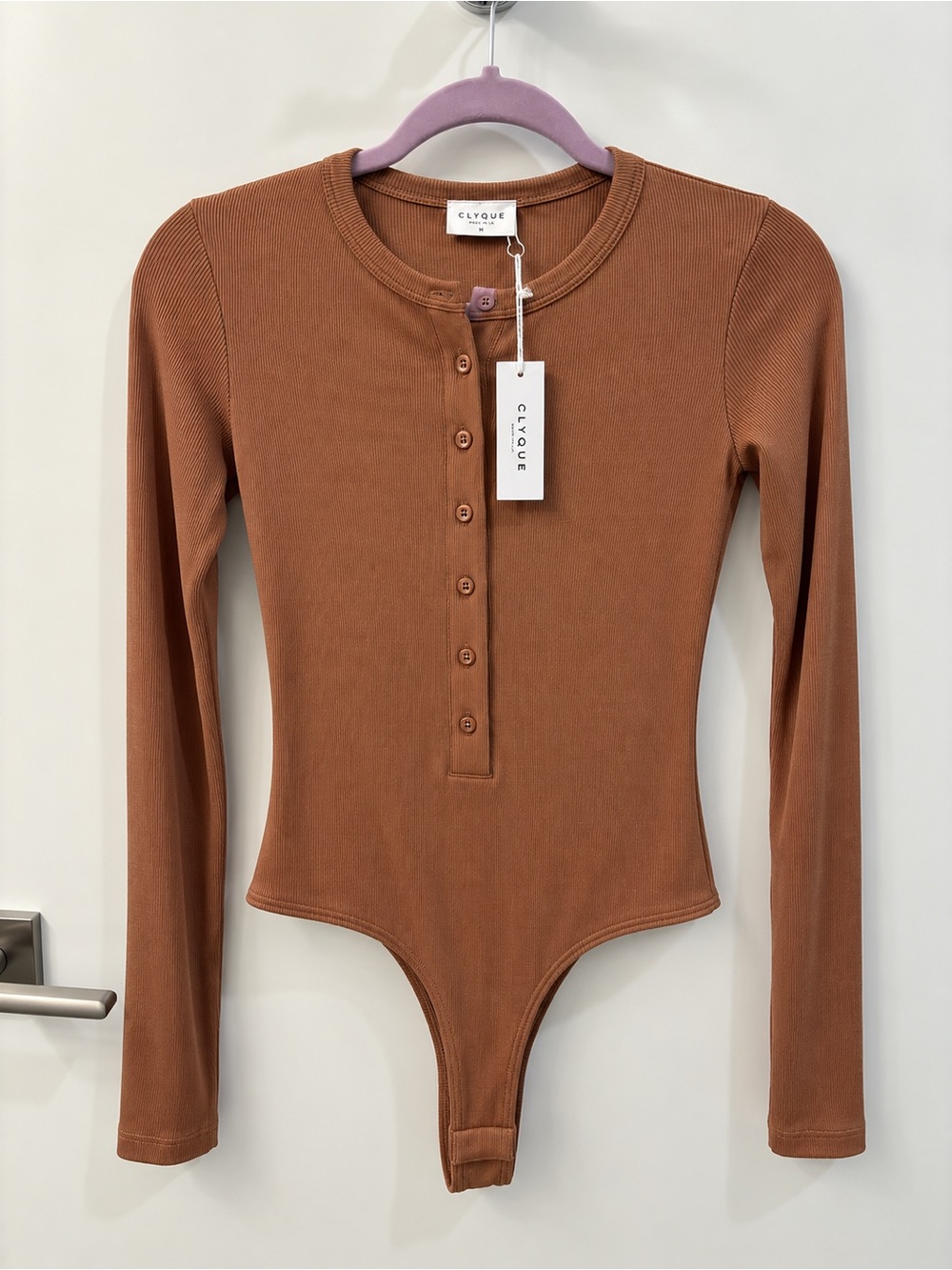 Clyque Annie Bodysuit Bronze Medium NWT